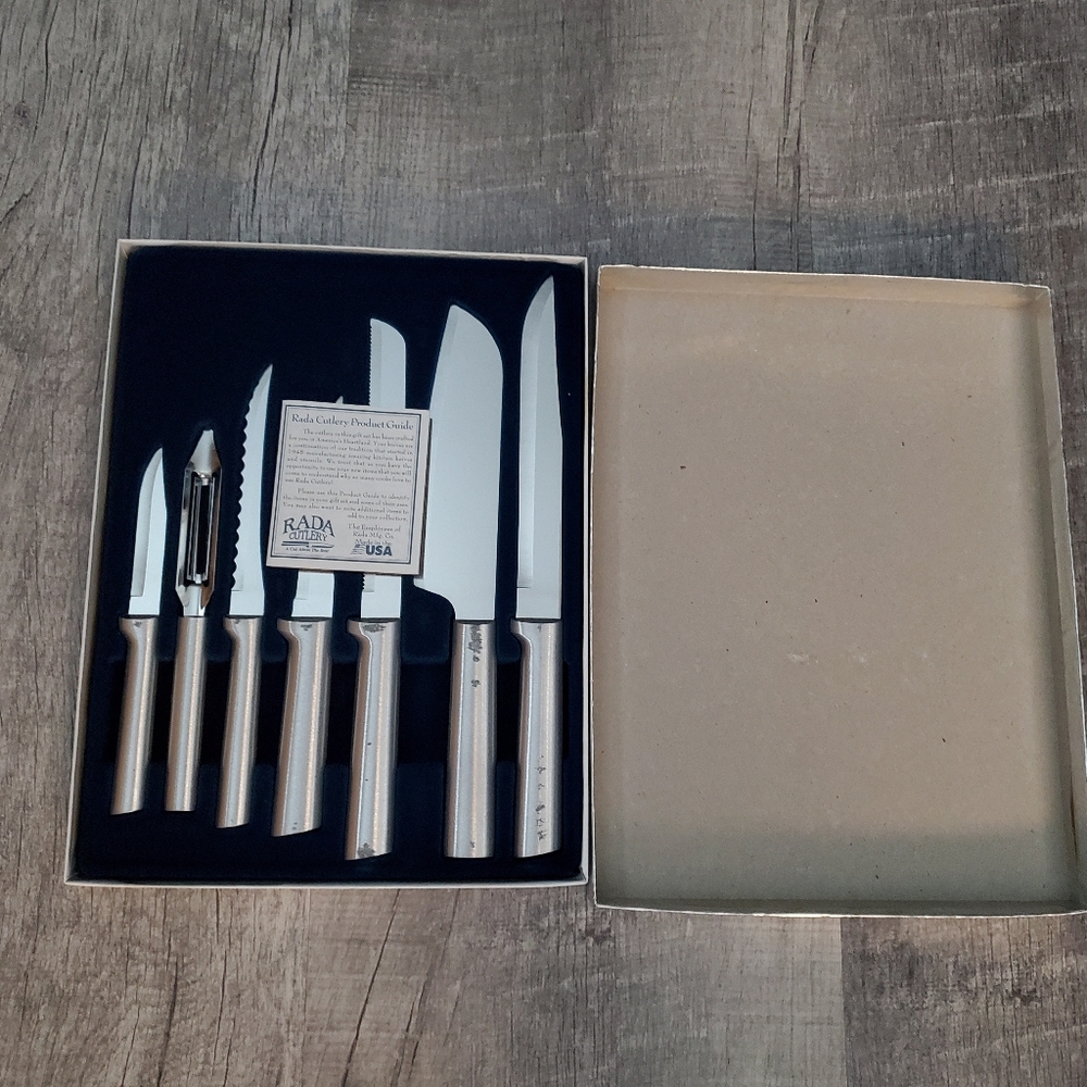 Stainless Steel 6-Piece Knife Set in Silver